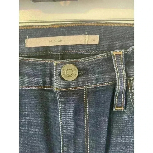 NWT Hudson Jeans Women's size 26 Barbara Super Skinny High-Rise Dark MSRP $195 - Picture 5 of 8